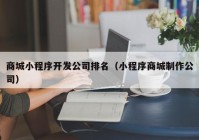 商城小程序開(kāi)發(fā)公司排名（小程序商城制作公司）