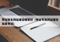 棗莊知名網站建設哪家好(hǎo)（棗莊專用網站建設加盟電話）